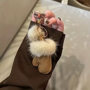 Furry Mitten Bagcharm/Keychain Accessory